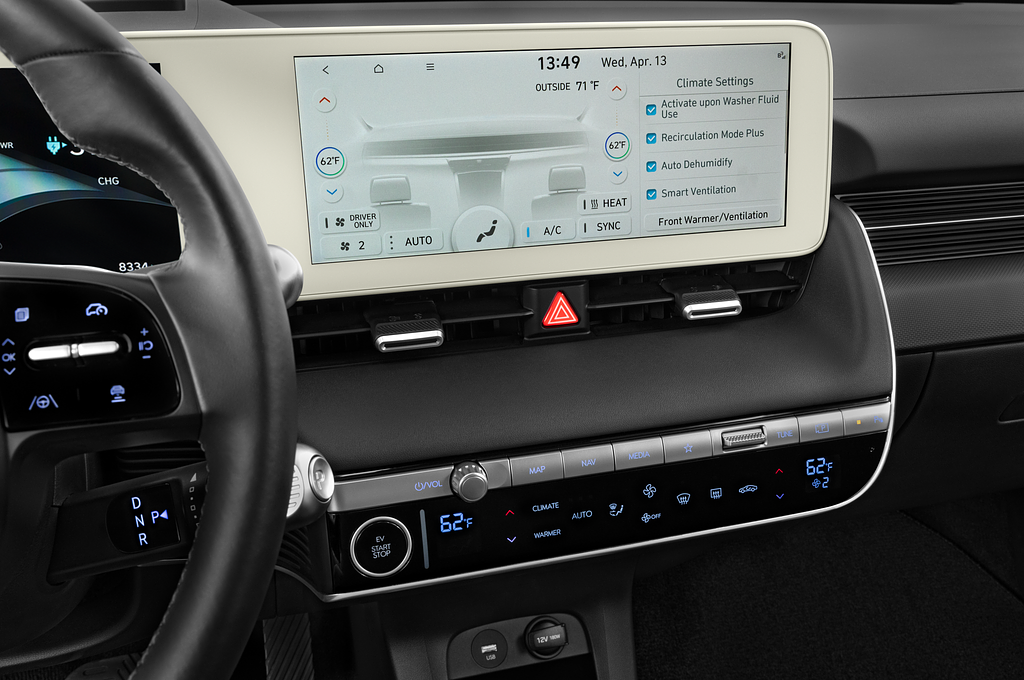 Hyundai Ioniq 5 (Baujahr 2022) Base 5 Türen Temperatur und Klimaanlage