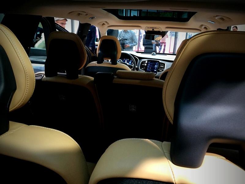 Volvo XC90 2015 - der XC90 bietet bis zu sieben Sitze