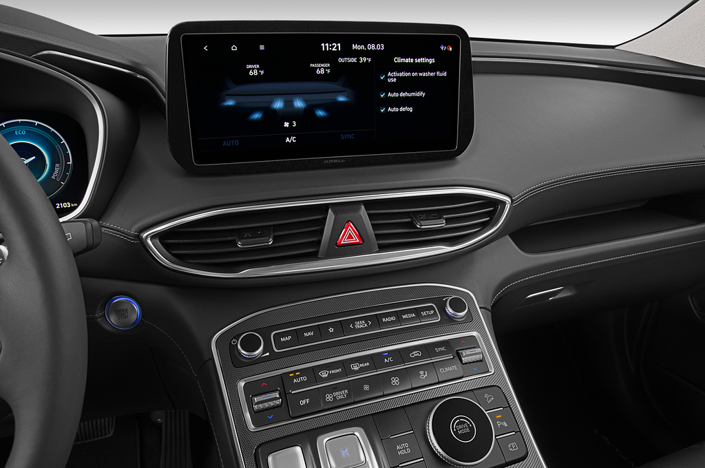 Hyundai Santa FE (Baujahr 2021) Prime 5 Türen Temperatur und Klimaanlage