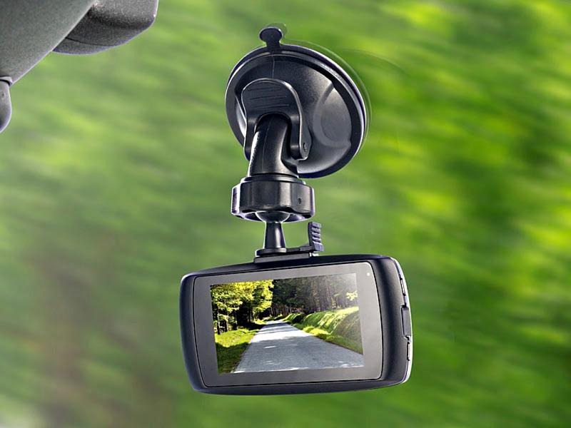 Die Pearl NavGear HD-Dashcam ist mit einem GPS-Sensor ausgestattet. So kann die Route später nachverfolgt werden.