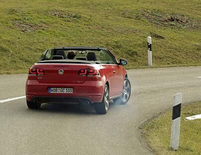 Der GTI als Cabrio macht offen und geschlossen einfach nur Spaß.