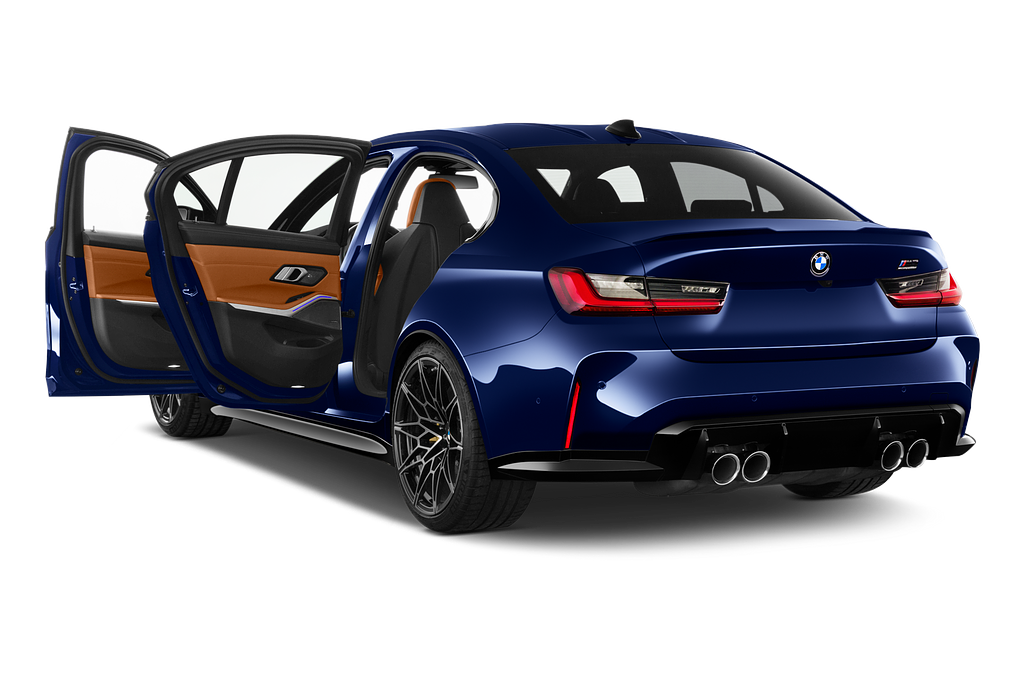 BMW M3 (Baujahr 2022) Competition 4 Türen Tür geöffnet