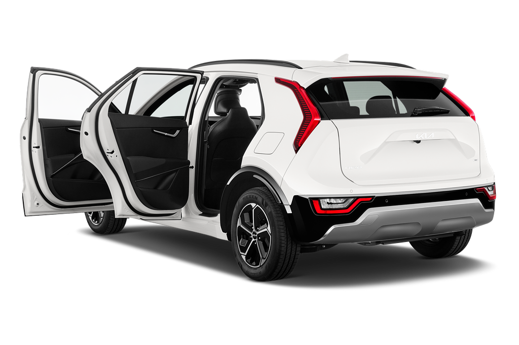 Kia Niro Hybrid (Baujahr 2023) Vision 5 Türen Tür geöffnet