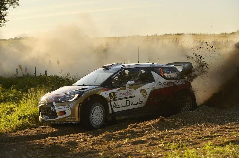 Citroen Meeke bei der Rallye Polen.