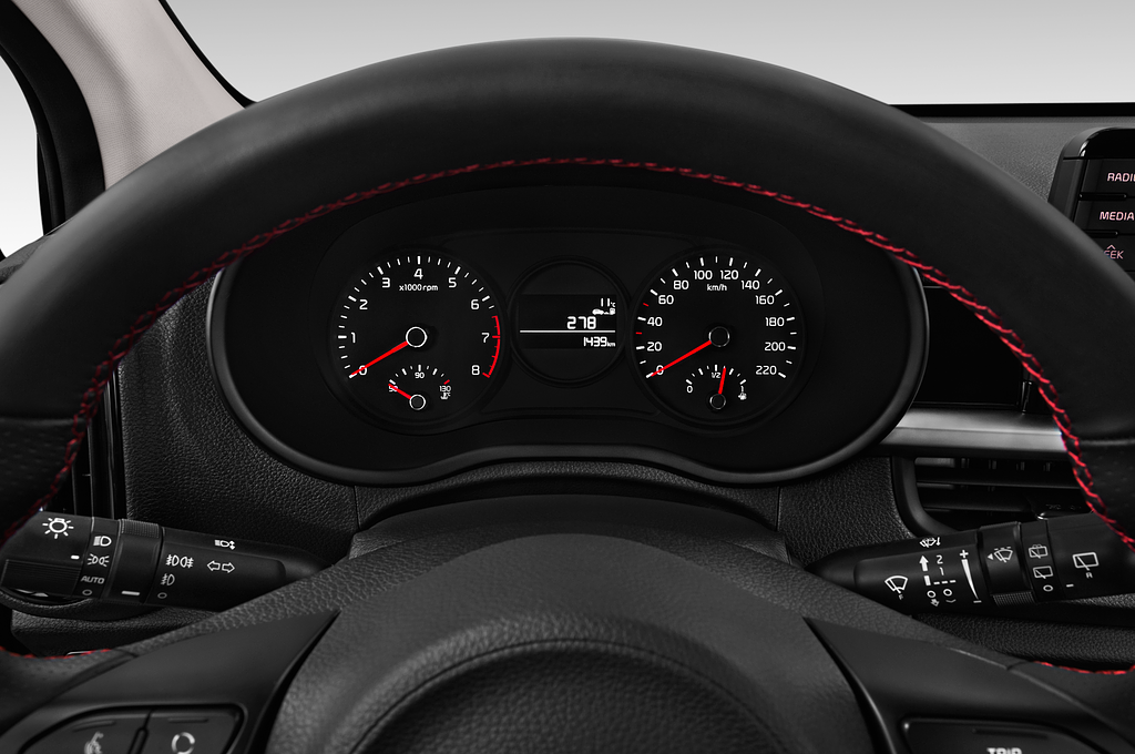 Kia Picanto (Baujahr 2020) GT Line 5 Türen Tacho und Fahrerinstrumente