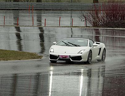 Der Gallardo schaltet im Auto-Modus selbst.