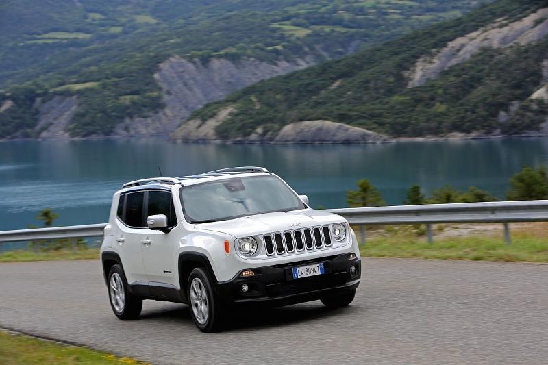 Der Jeep Renegade ist rund 1,4 Tonnen schwer