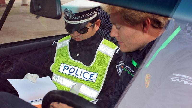 Die Polizei war stets im Bilde.