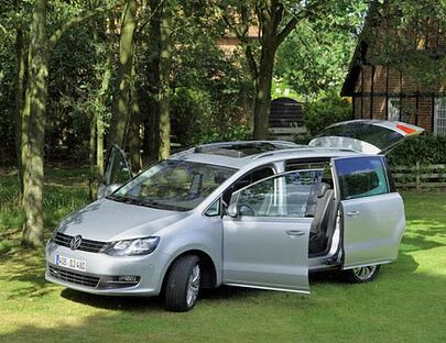Der Volkswagen Sharan TDI BlueMotion ist ein echtes Raumwunder.