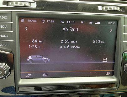 Der Vw verfügt über diverse Fahrassistenzsysteme.