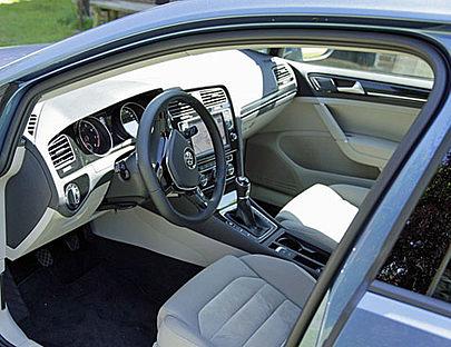 Der Golf 7 ist modern.