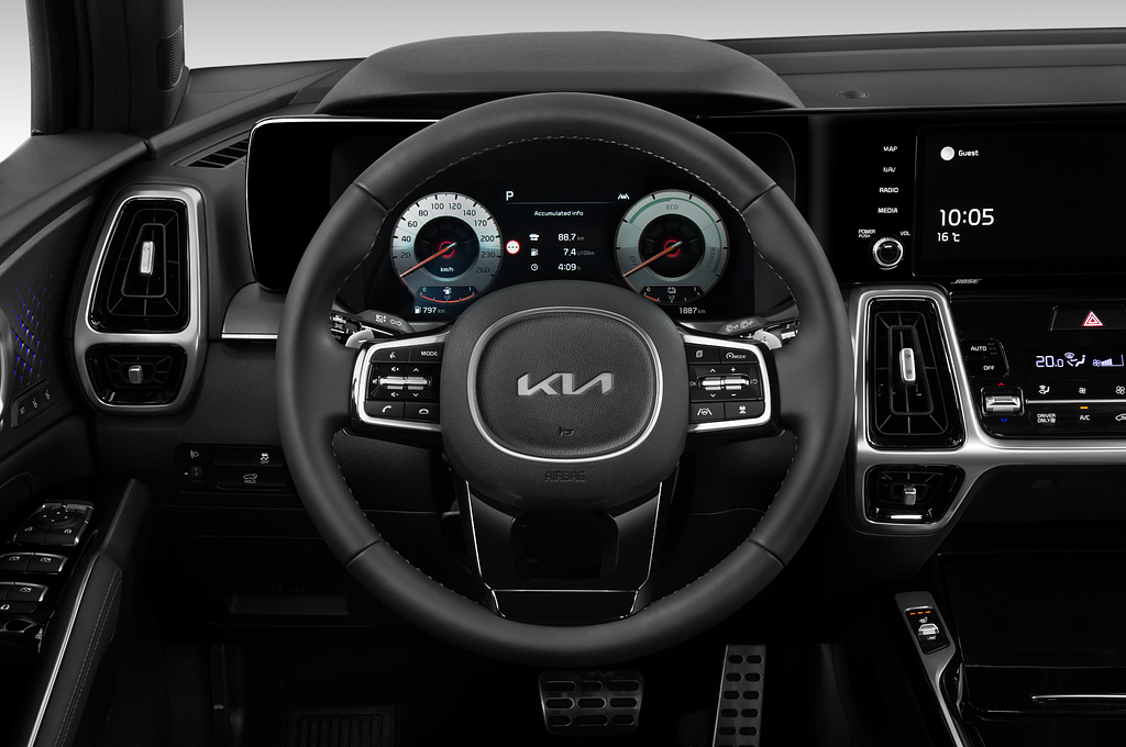 Kia Sorento Hybride (Baujahr 2023) Base 5 Türen Lenkrad
