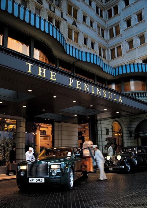 Peninsula Hotel Hong Kong Rolls-Royce Ankunft