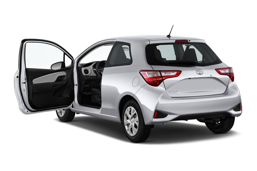 Toyota Yaris (Baujahr 2018) - 3 Türen Tür geöffnet
