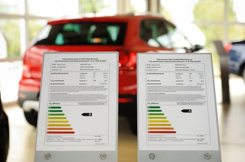 Ein direkter Vergleich innerhalb eines Fahrzeugsegments fällt mit dem Pkw-Label leichter.