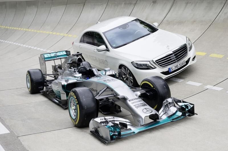 Mercedes-Benz Formel 1 und die Serienmodelle