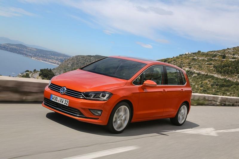 Der VW Golf Sportsvan hat ein sportlicheres Design als der Vorgänger
