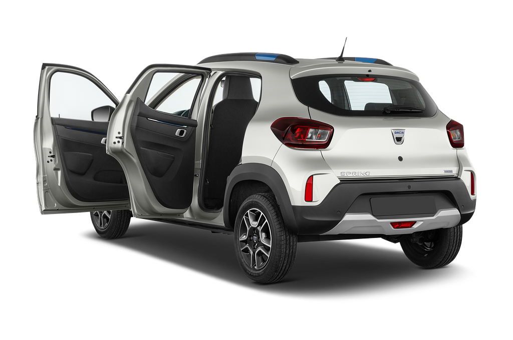 Dacia Spring (Baujahr 2021) Comfort 5 Türen Tür geöffnet
