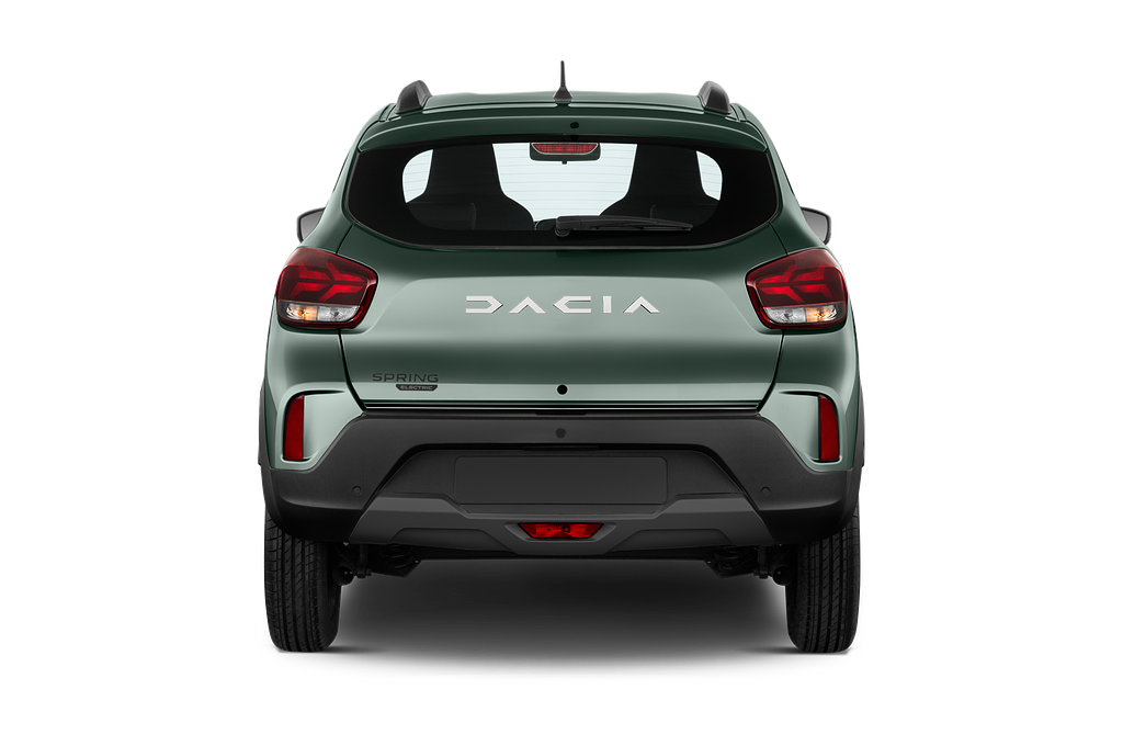 Dacia Spring (Baujahr 2023) Essential 5 Türen Heckansicht