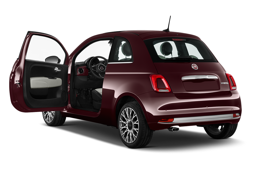 FIAT 500 (Baujahr 2022) Dolcevita 3 Türen Tür geöffnet