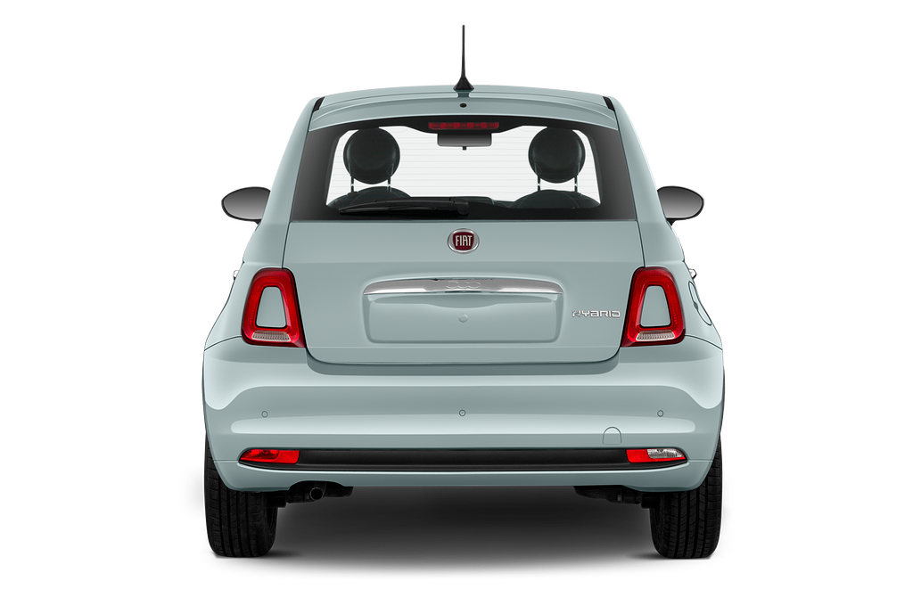 FIAT 500 Hybrid (Baujahr 2023) Base 3 Türen Heckansicht