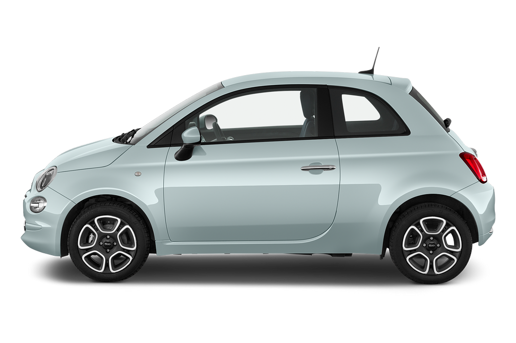 FIAT 500 Hybrid (Baujahr 2023) Base 3 Türen Seitenansicht