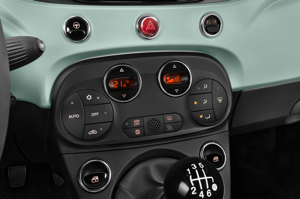 FIAT 500 Hybrid (Baujahr 2023) Base 3 Türen Temperatur und Klimaanlage