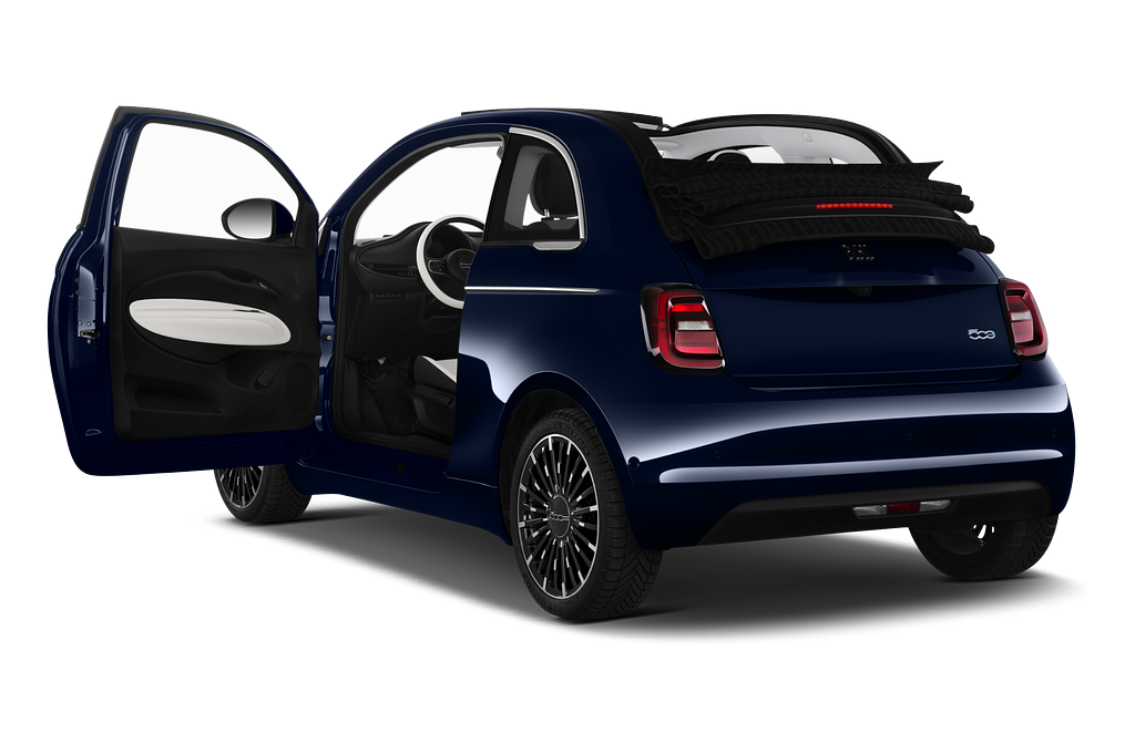 FIAT 500C (Baujahr 2021) La Prima 2 Türen Tür geöffnet