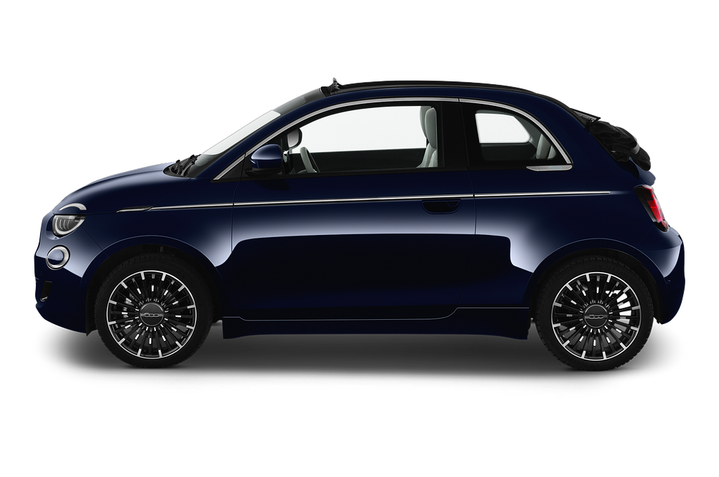 FIAT 500C (Baujahr 2021) La Prima 2 Türen Seitenansicht
