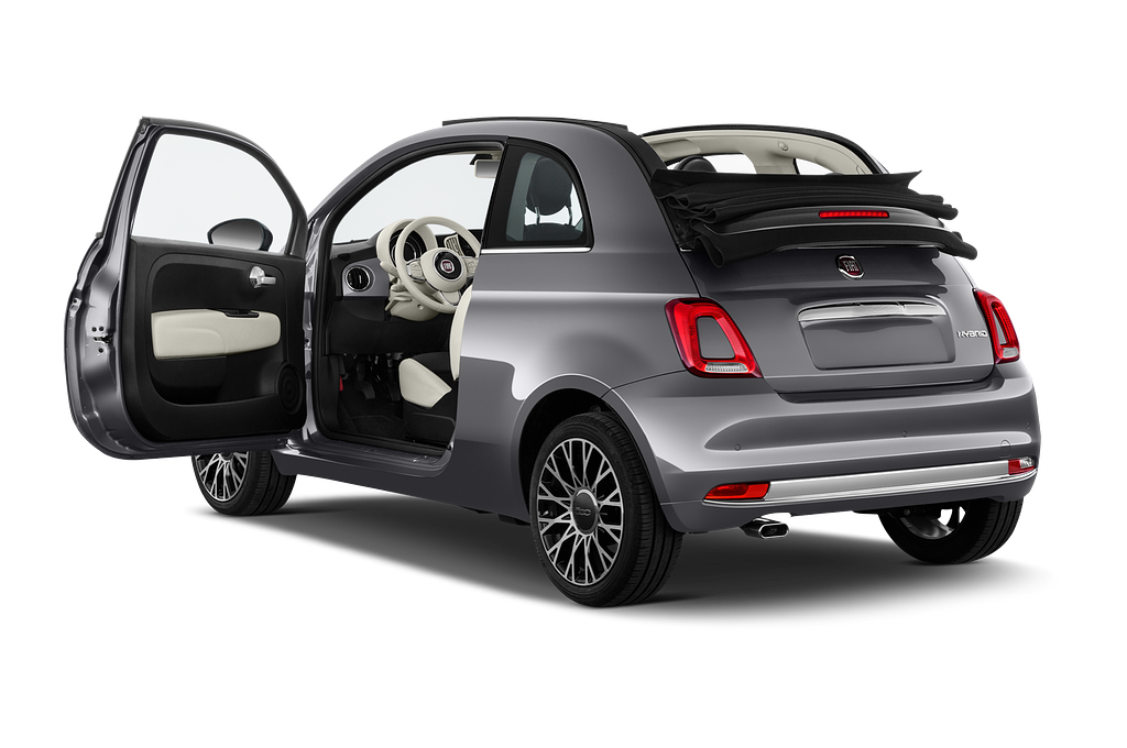 FIAT 500C (Baujahr 2022) Dolcevita 2 Türen Tür geöffnet
