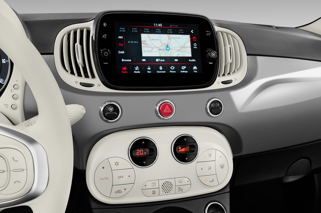 FIAT 500C (Baujahr 2022) Dolcevita 2 Türen Mittelkonsole
