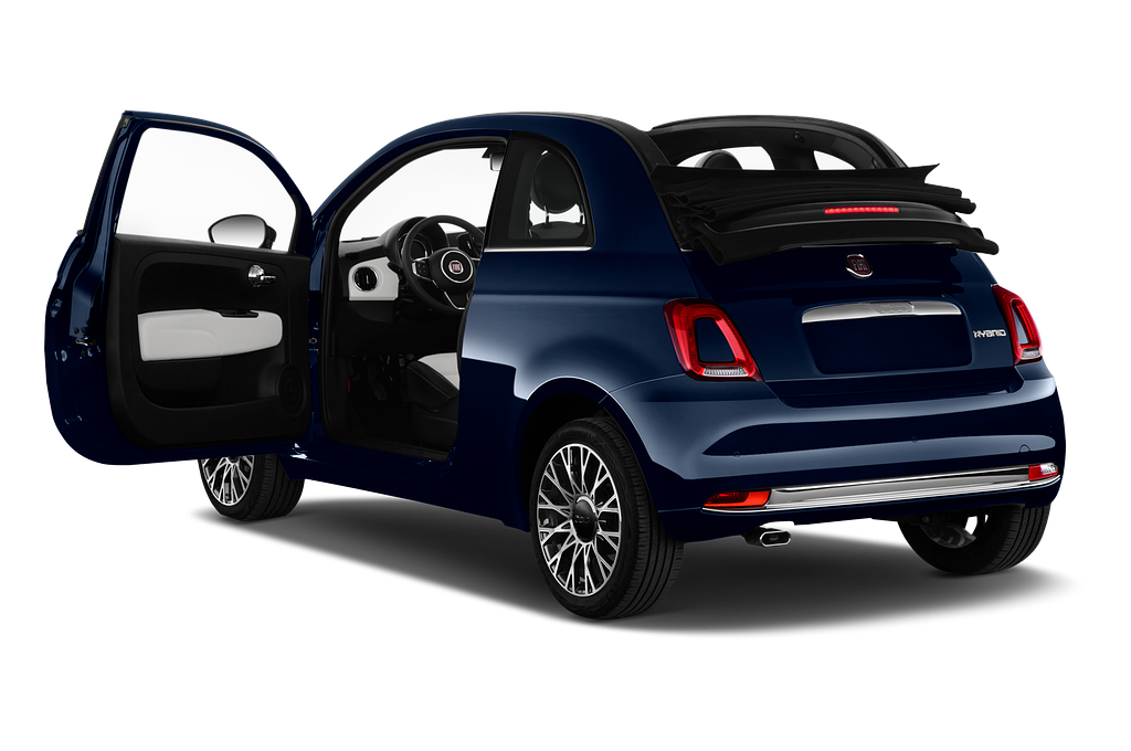 FIAT 500C HYBRID (Baujahr 2020) Star 2 Türen Tür geöffnet