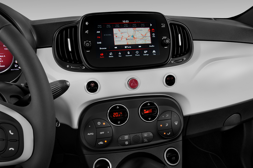 FIAT 500C HYBRID (Baujahr 2020) Star 2 Türen Mittelkonsole