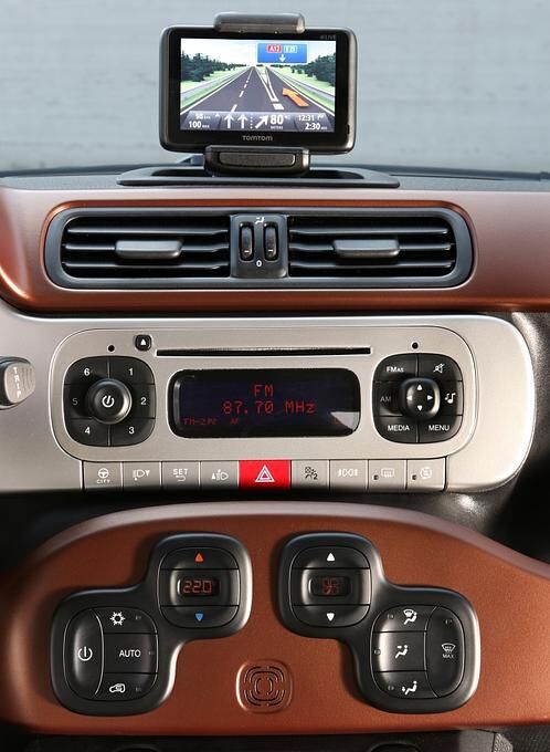 Das gute TomTom-Navigationssystem.