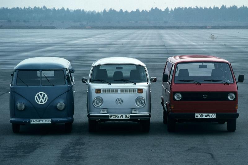 Gruppenbild der drei Baureihen
