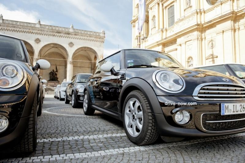 DriveNow - ein Gemeinschaftsprojekt von BMW und Sixt