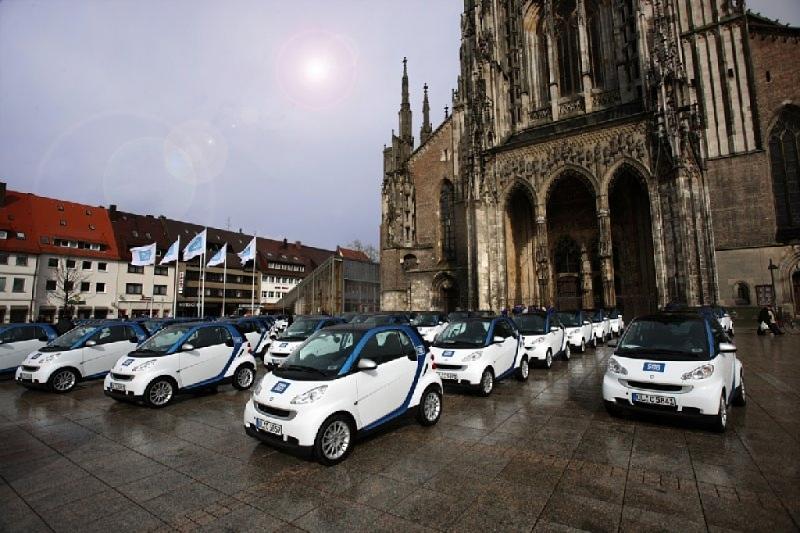 In Ulm erprobte Daimler das Car2Go-Projekt