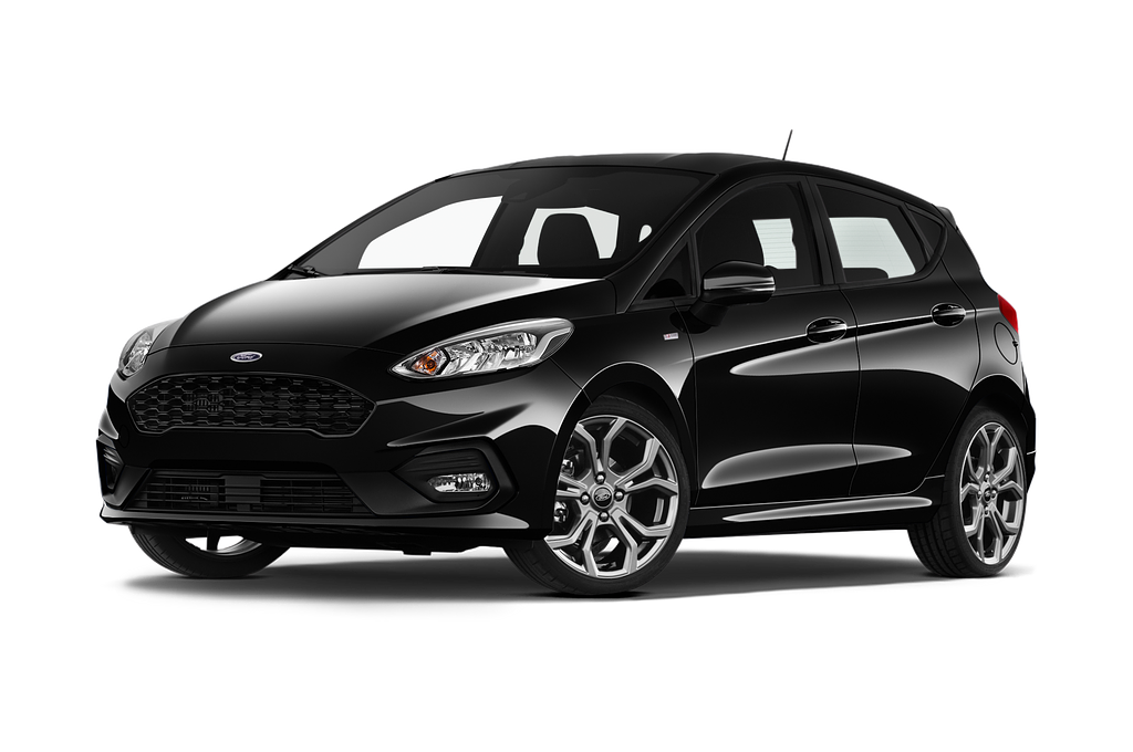 Ford Fiesta (Baujahr 2022) ST-Line 5 Türen seitlich vorne mit Felge
