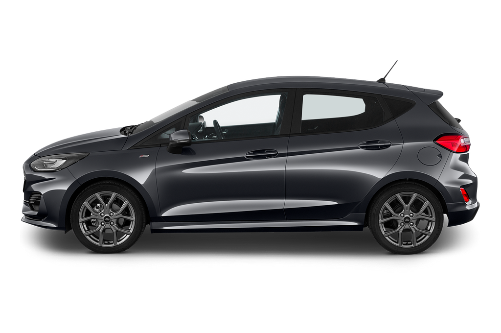 Ford Fiesta (Baujahr 2022) ST-Line 5 Türen Seitenansicht