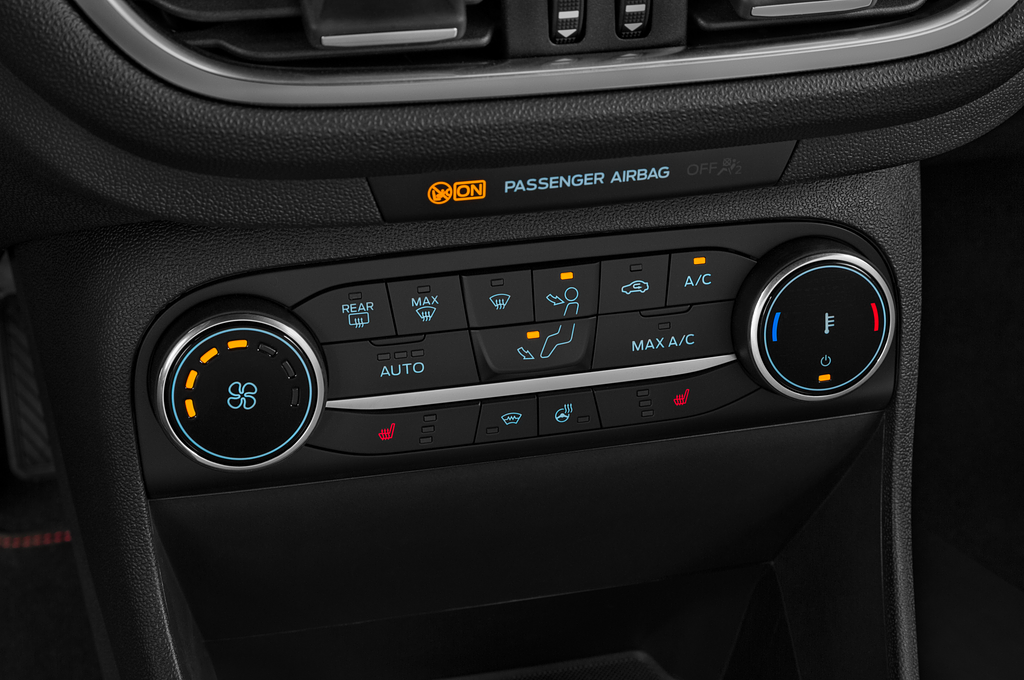 Ford Fiesta (Baujahr 2022) ST-Line 5 Türen Temperatur und Klimaanlage