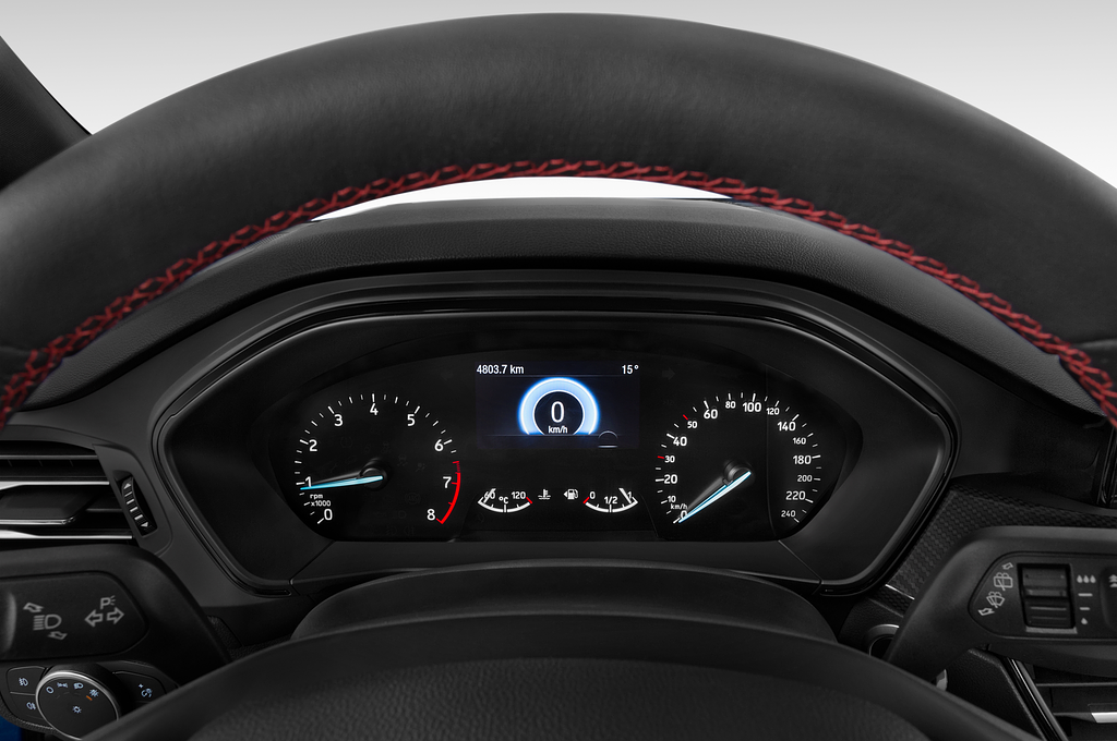 Ford Focus (Baujahr 2022) ST-Line 5 Türen Tacho und Fahrerinstrumente