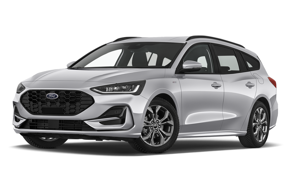 Ford Focus Turnier (Baujahr 2023) ST-Line 5 Türen seitlich vorne mit Felge