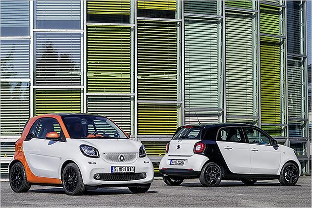 Die Preise für die neuen Generationen des Smart Fortwo und Smart Forfour stehen fest