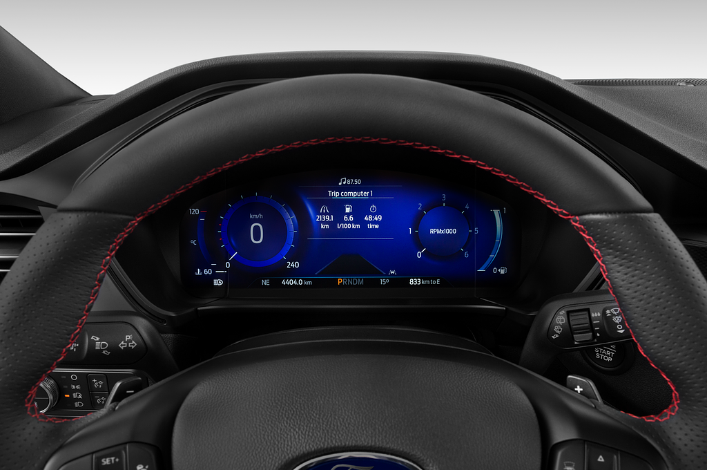 Ford Kuga (Baujahr 2020) ST-Line 5 Türen Tacho und Fahrerinstrumente