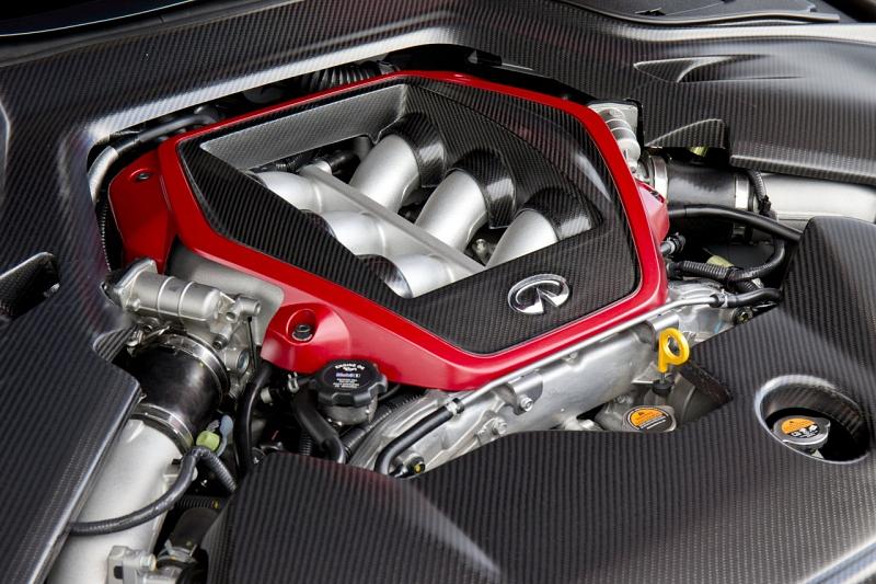 Infiniti Q50 Eau Rouge: 3,8-Liter-V6 mit Doppelturbo