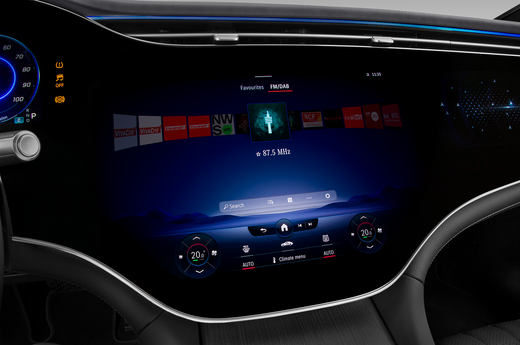 Mercedes EQS (Baujahr 2022) Edition 1 5 Türen Radio und Infotainmentsystem