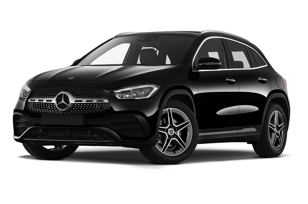 Mercedes GLA (Baujahr 2020) AMG Line 5 Türen seitlich vorne mit Felge