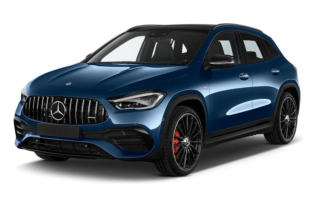 Mercedes GLA (Baujahr 2021) AMG 45 S 5 Türen seitlich vorne