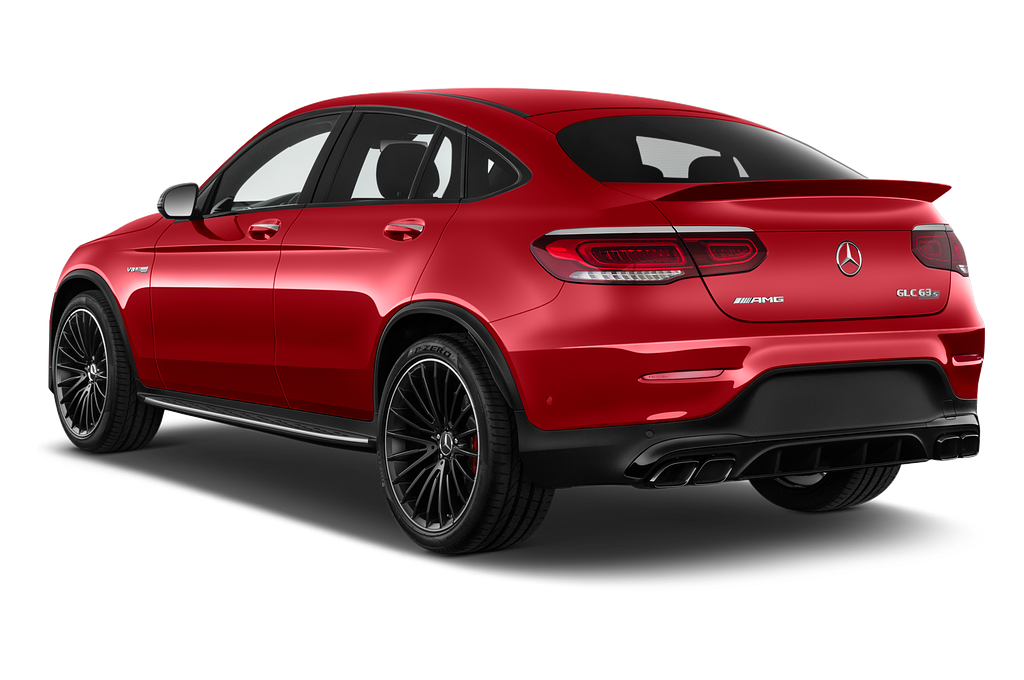 Mercedes GLC Coupe (Baujahr 2021) AMG GLC 63 S 5 Türen seitlich hinten