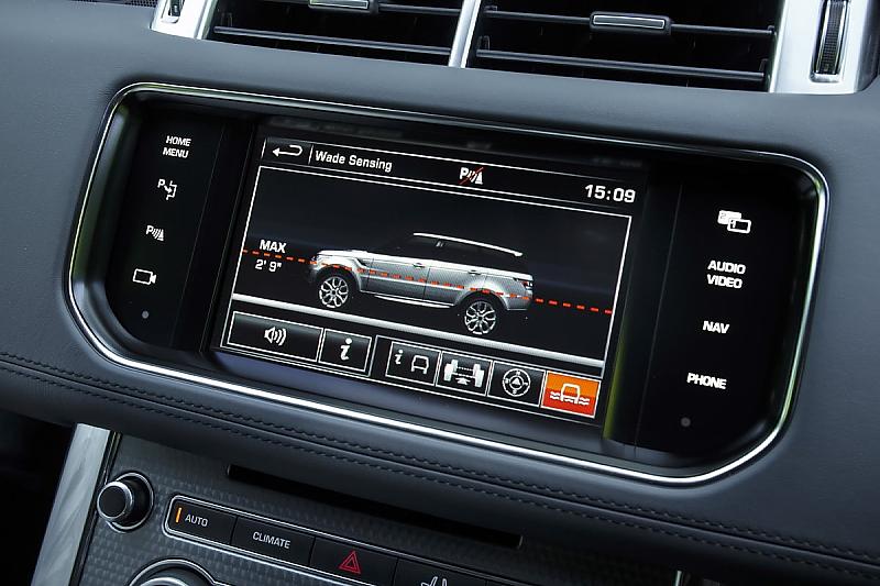 Range Rover Sport SD V6 - das Navigationssystem ist schlecht